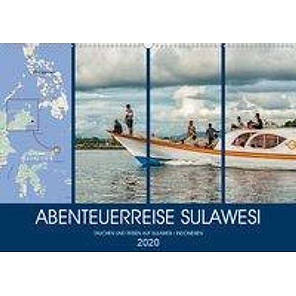 ABENTEUERREISE SULAWESI (Wandkalender 2020 DIN A2 quer), Dieter Gödecke