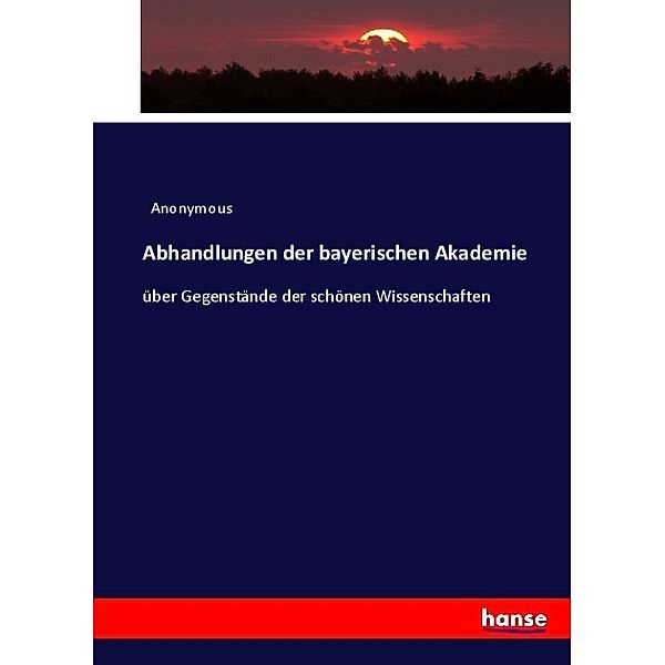 Abhandlungen der bayerischen Akademie, Heinrich Preschers