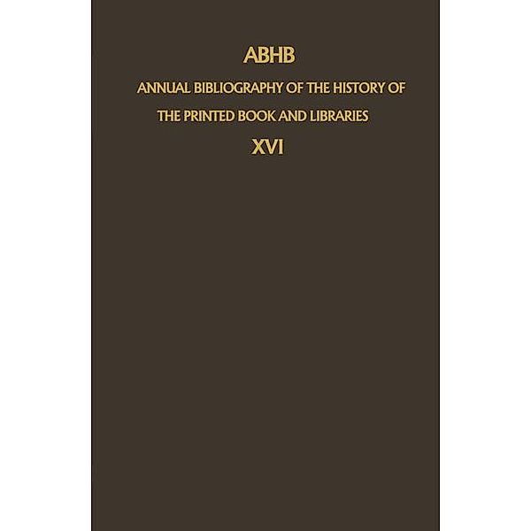 ABHB Annual Bibliography of the History of the Printed Book and Libraries