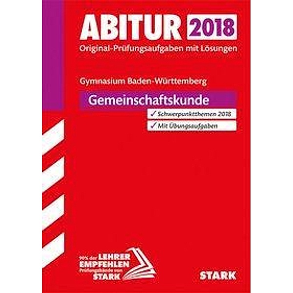 Abitur 2018 - Baden-Württemberg - Gemeinschaftskunde