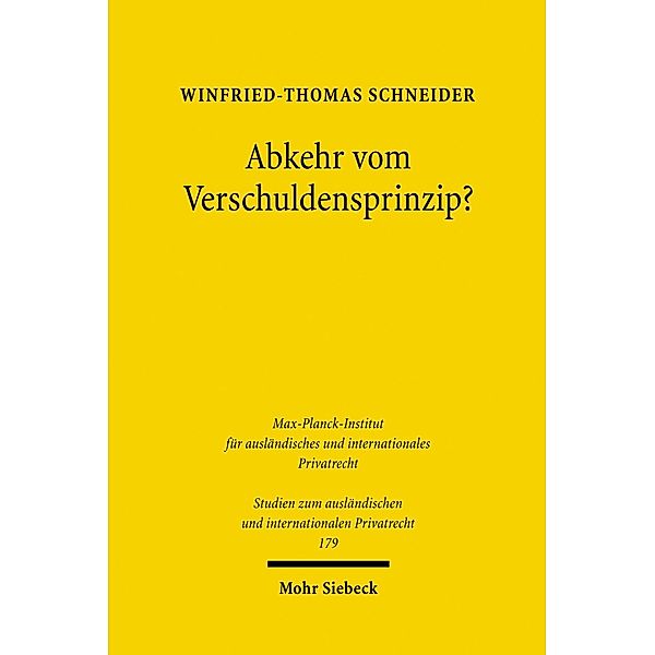 Abkehr vom Verschuldensprinzip?, Winfried-Thomas Schneider