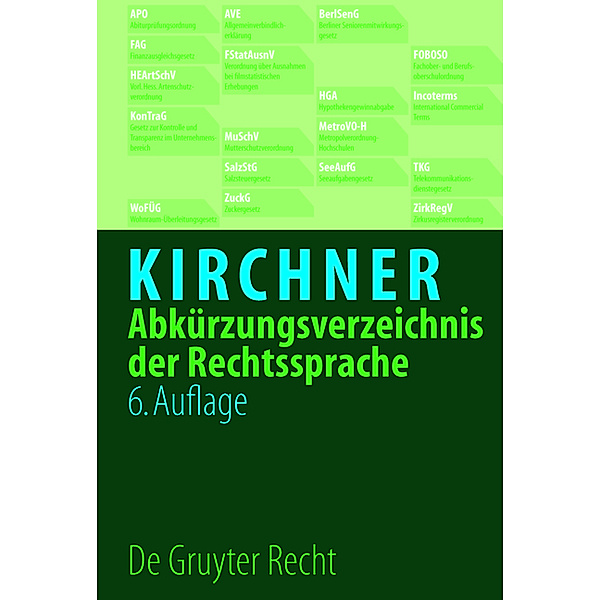 Abkürzungsverzeichnis der Rechtssprache, Hildebert Kirchner