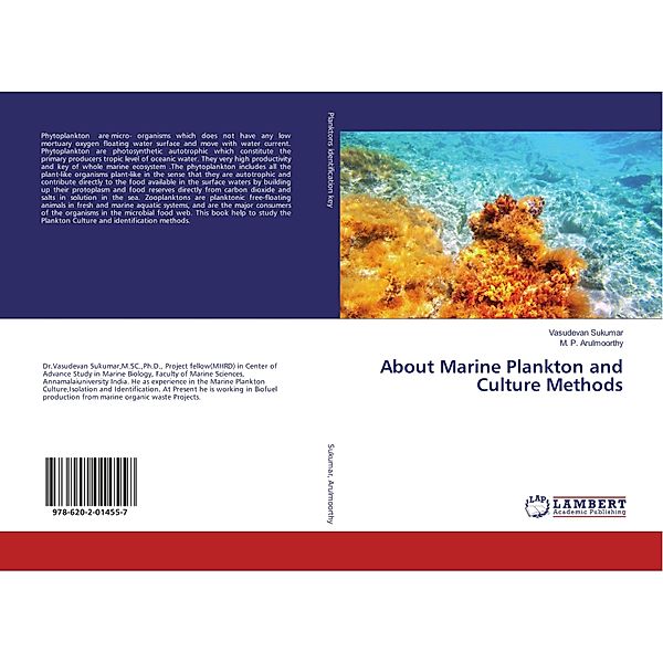 About Marine Plankton and Culture Methods, Vasudevan Sukumar, M. P. Arulmoorthy