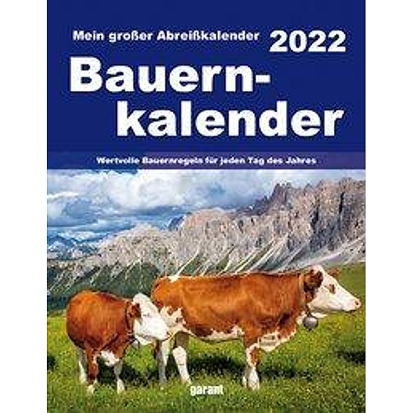 Abreißkalender Bauern 2022