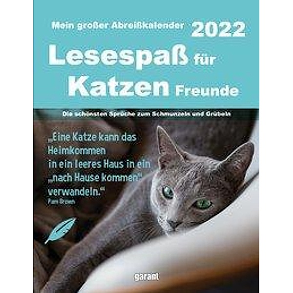 Abreisskalender Katzenfreunde 2022