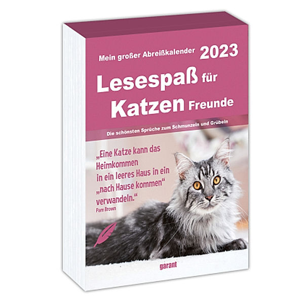 Abreißkalender Katzenfreunde 2023