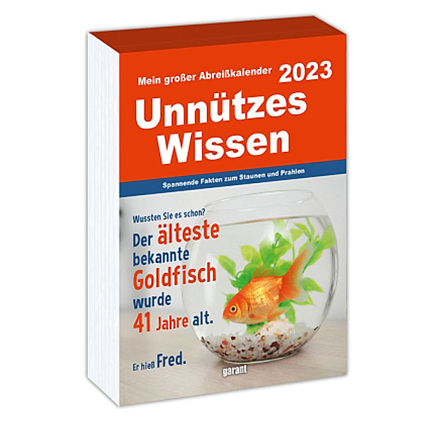 Abreisskalender Unnützes Wissen 2023