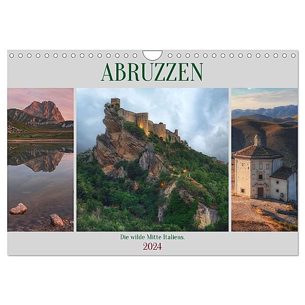 Abruzzen - Die wilde Mitte Italiens (Wandkalender 2024 DIN A4 quer), CALVENDO Monatskalender, Joana Kruse