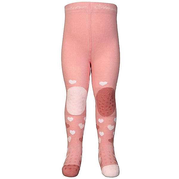 Sterntaler ABS-Krabbelstrumpfhose HERZEN in rosa