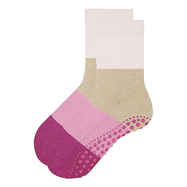 Falke ABS-Socken CATSPADS SUMMER – COLOUR BLOCK in powder rose