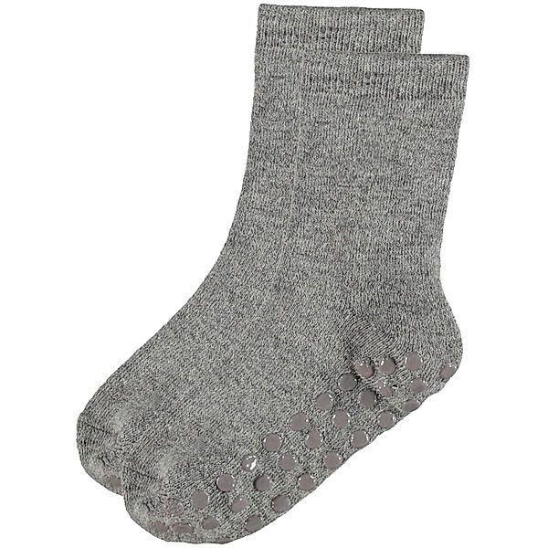 name it ABS-Socken NMMWAKSI WOOL in dark grey melange