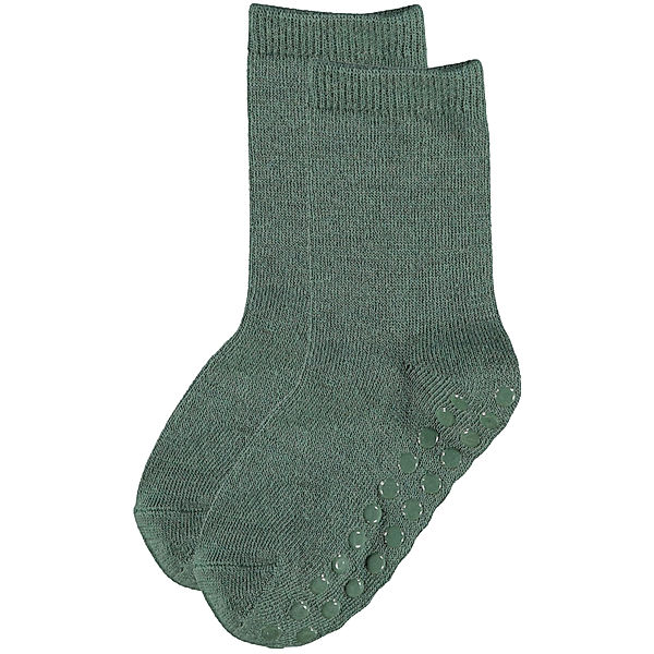 name it ABS-Socken NMMWAKSI WOOL in duck green