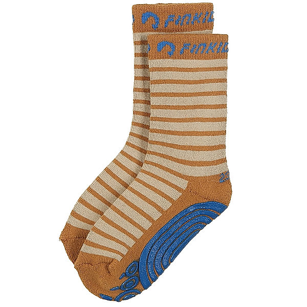 finkid ABS-Socken TAPSUT in pebble/cinnamon