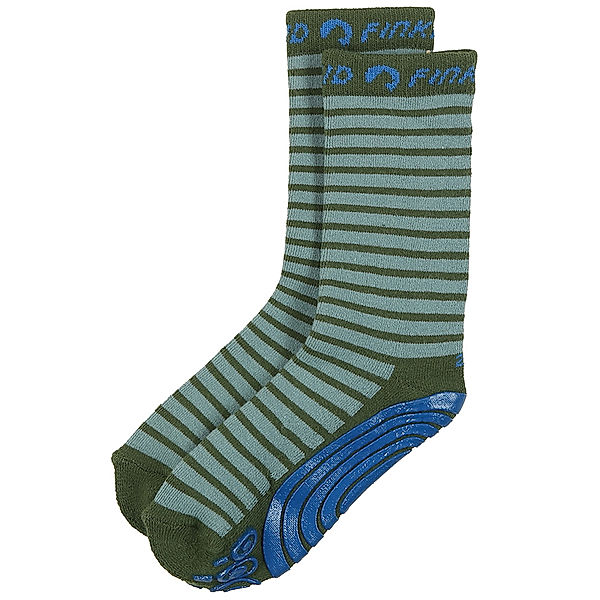 finkid ABS-Socken TAPSUT in smoke blue/bronze green