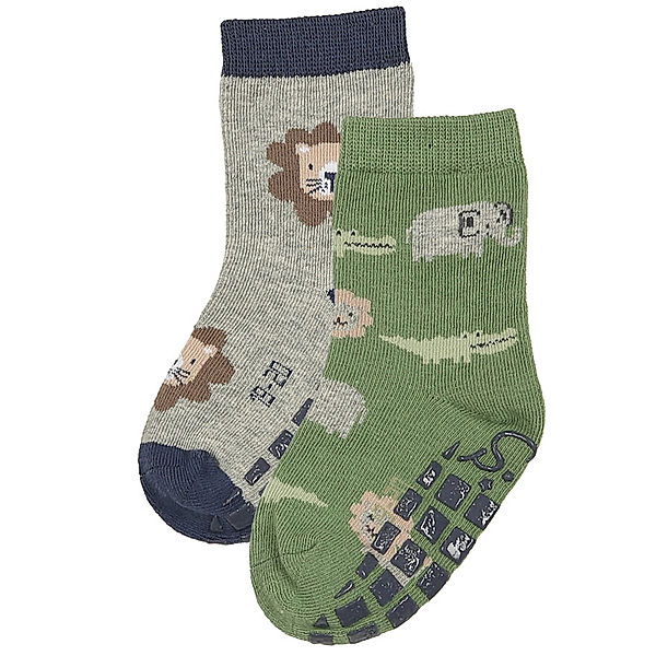 Sterntaler ABS-Socken ZOOTIERE 2er-Pack in bunt