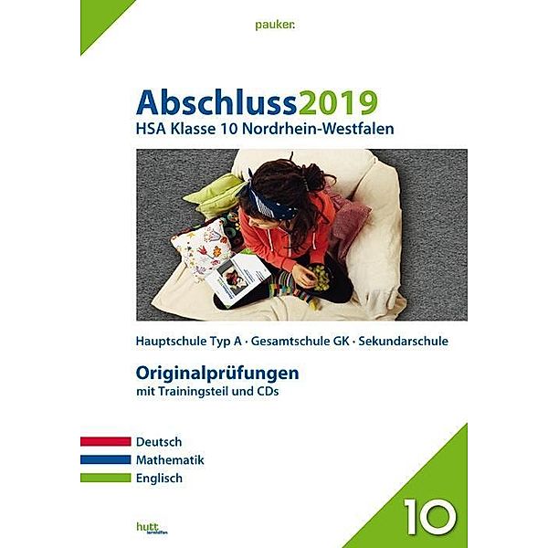 Abschluss 2019 - Hauptschulabschluss Klasse 10 Nordrhein-Westfalen, m. CD-ROM u. Audio-CD