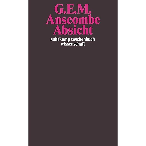 Absicht, G. E. M. Anscombe