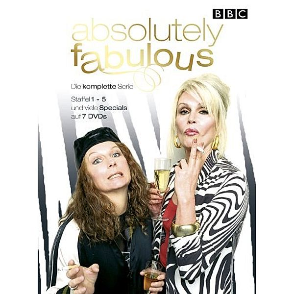 Absolutely Fabulous - Die komplette Serie, Jennifer Saunder, Joanna Lumley, Bbc, Britcom