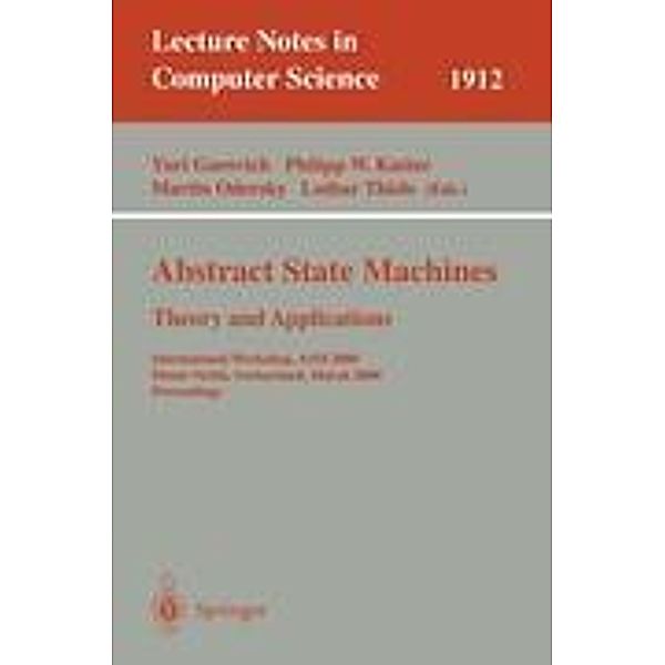 Abstract State Machines - Theory and Applications