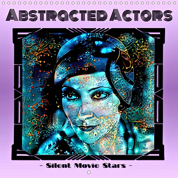 Abstracted Actors - Silent Movie Stars (Wall Calendar 2023 300 × 300 mm Square), Garrulus glandarius