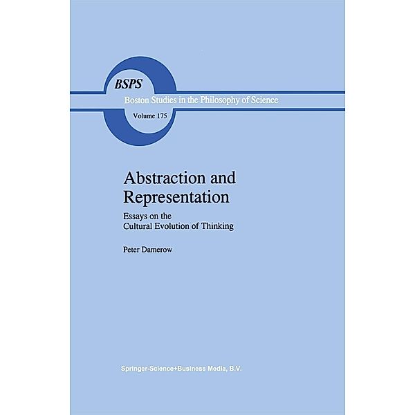 Abstraction and Representation / Boston Studies in the Philosophy and History of Science Bd.175, Peter Damerow