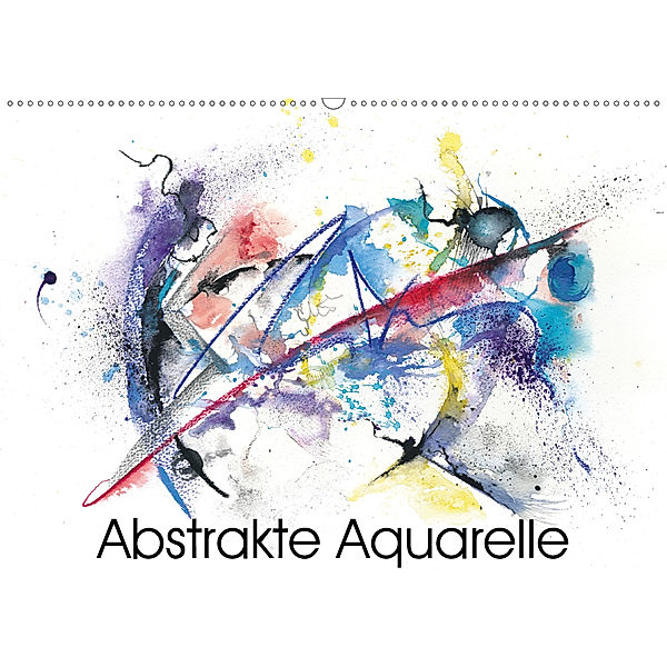 Abstrakte Aquarelle (Wandkalender 2020 DIN A2 quer), Jitka Krause