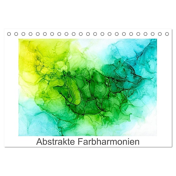 Abstrakte Farbharmonien (Tischkalender 2024 DIN A5 quer), CALVENDO Monatskalender, Natalja Thomas
