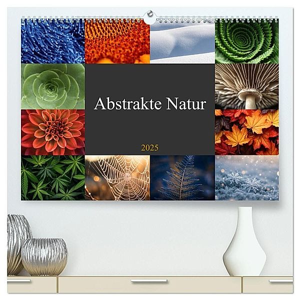 Abstrakte Natur (hochwertiger Premium Wandkalender 2025 DIN A2 quer), Kunstdruck in Hochglanz, Calvendo, Susan Michel