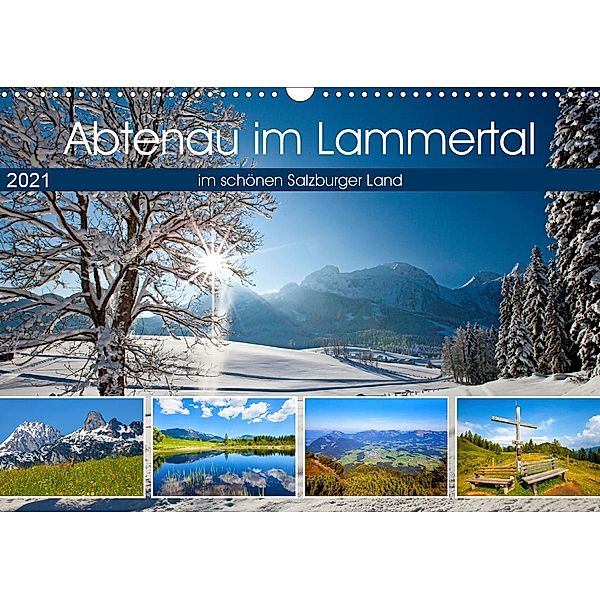 Abtenau im Lammertal (Wandkalender 2021 DIN A3 quer), Christa Kramer