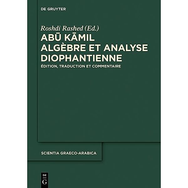 Abu Kamil / Scientia Graeco-Arabica Bd.9