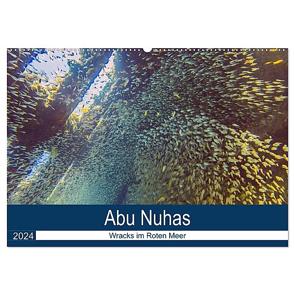 Abu Nuhas - Wracks im Roten Meer (Wandkalender 2024 DIN A2 quer), CALVENDO Monatskalender, Lars Eberschulz
