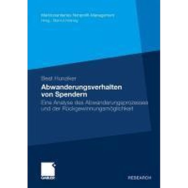 Abwanderungsverhalten von Spendern / Marktorientiertes Nonprofit-Management, Beat Hunziker