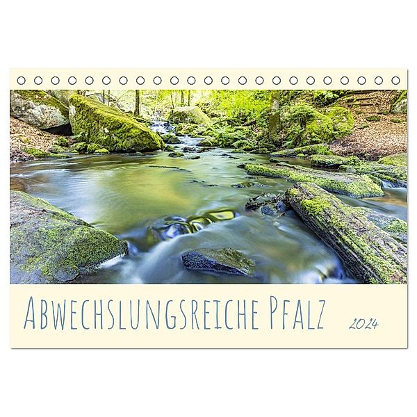 Abwechslungsreiche Pfalz (Tischkalender 2024 DIN A5 quer), CALVENDO Monatskalender, Patricia Flatow