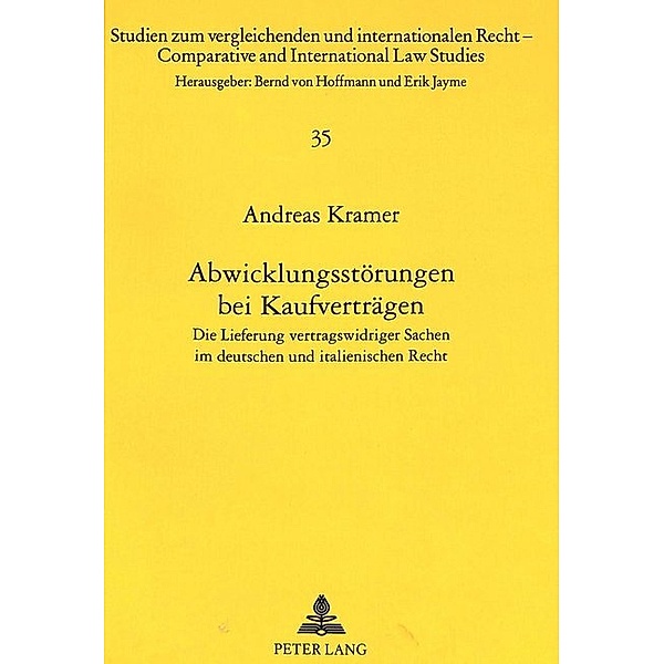 Abwicklungsstörungen bei Kaufverträgen, Andreas Kramer