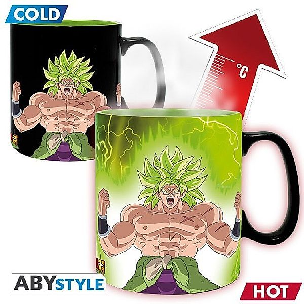 ABYstyle - ABYstyle - Dragon Ball Broly Gogeta & Broly Thermoeffekt  Tasse