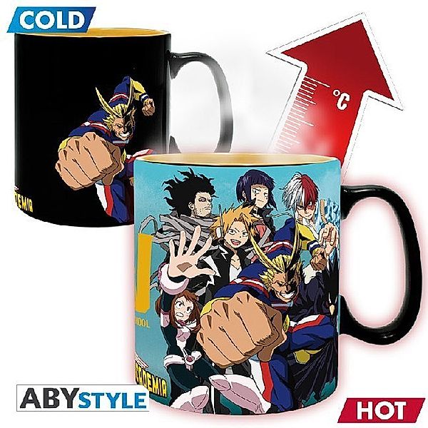 ABYstyle - ABYstyle - My Hero Academia Heroes Thermoeffekt  Tasse