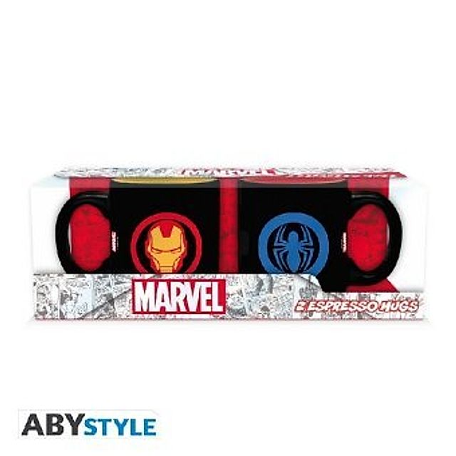 ABYstyle - Marvel - Ironman & Spiderman Espresso Set | Weltbild.de