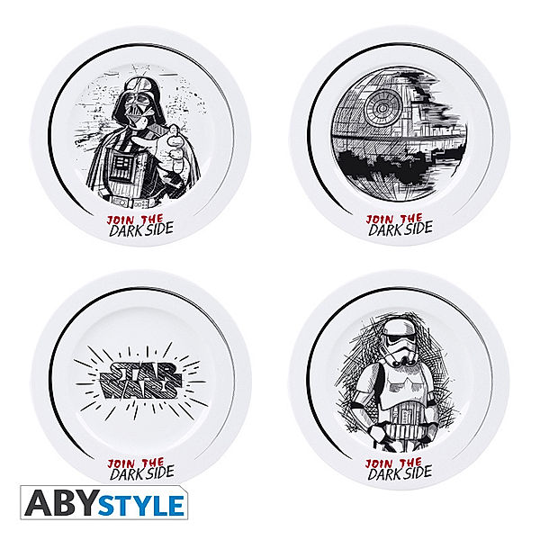 ABYstyle - Star Wars Join the dark side 4er Teller-Set