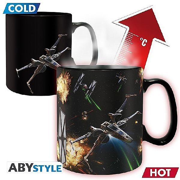 ABYstyle - Star Wars - Space Battle Thermoeffekt Tasse