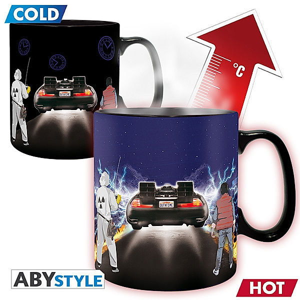 ABYstyle - Zurück in die Zukunft Thermoeffekt Tasse