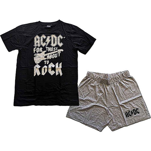 AC/DC Schlafanzug  (Größe: L) (Fanartikel)