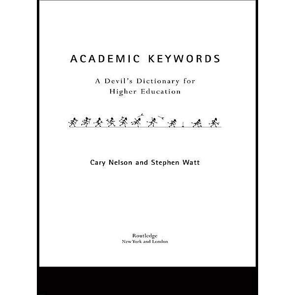 Academic Keywords, Cary Nelson, Stephen Watt