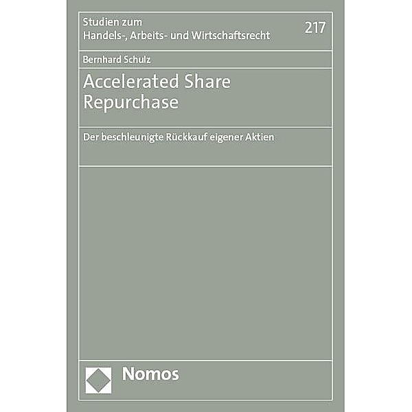 Accelerated Share Repurchase, Bernhard Schulz