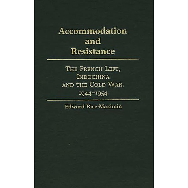 Accommodation and Resistance, Edward Rice Maximin