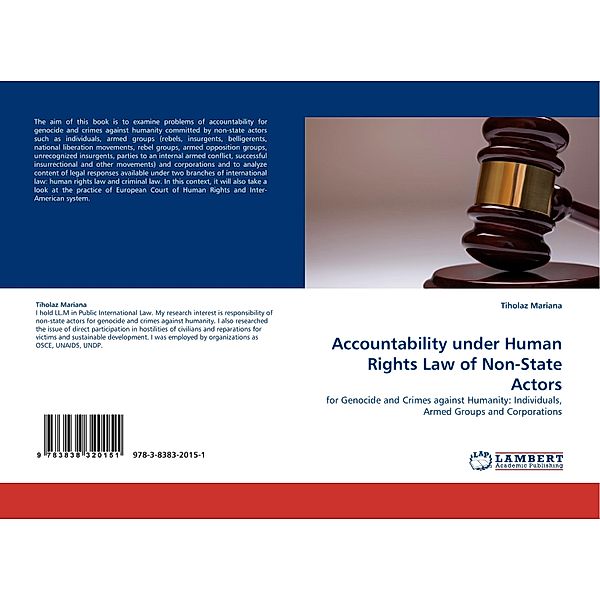 Accountability under Human Rights Law of Non-State Actors, Tiholaz Mariana