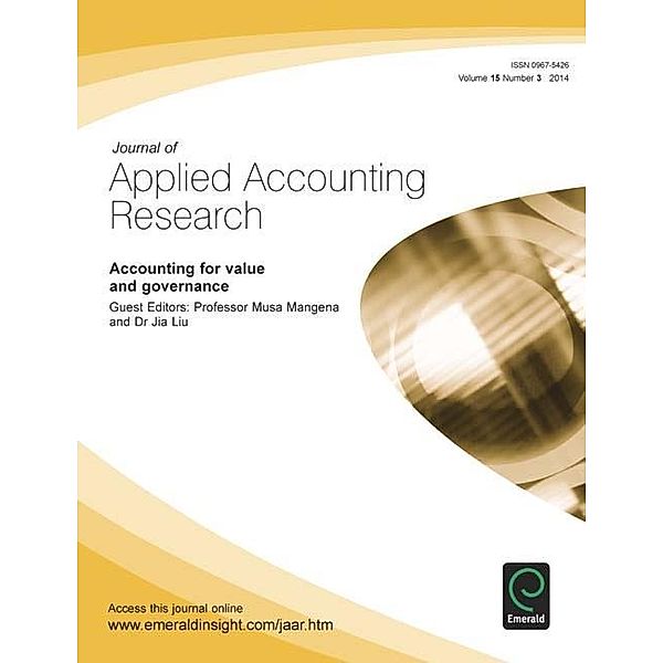 Accounting for Value and Governance