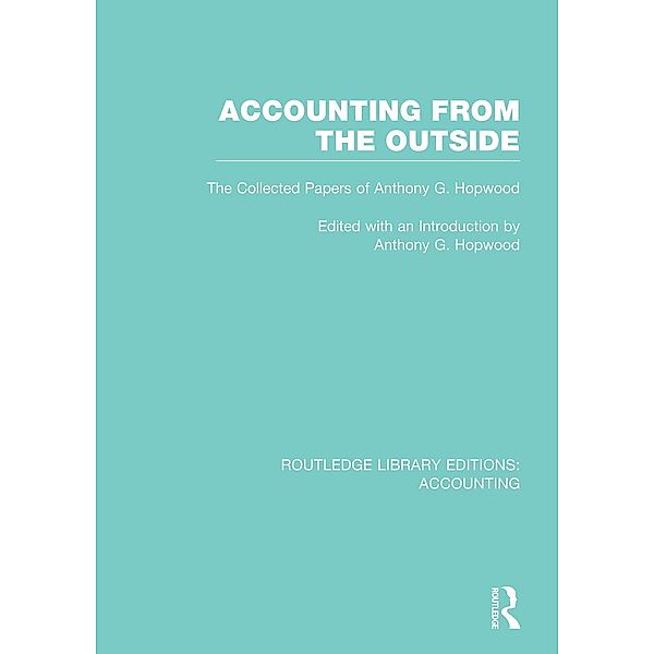 Accounting From the Outside (RLE Accounting)