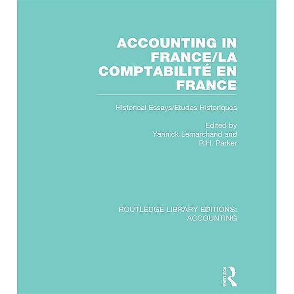 Accounting in France (RLE Accounting)