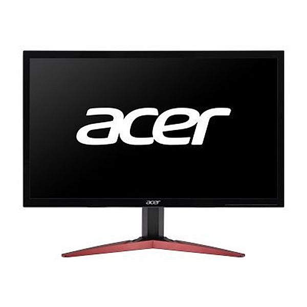 ACER KG241Pbmidpx 61cm 24Zoll FHD TFT matt 1920x1080 144Hz 1ms DVI HDMI DP1.2 100M:1 350cd/m2 FreeSync speaker black with red (P)