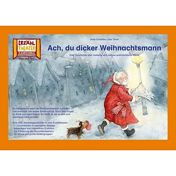 Ach, du dicker Weihnachtsmann / Kamishibai Bildkarten, Ursel Scheffler